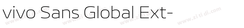 vivo Sans Global Ext字体转换 vivo Sans Global Ext字体转换